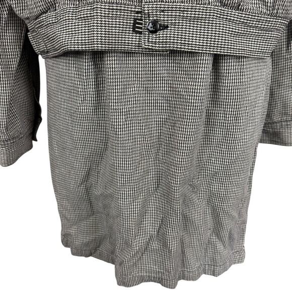 Esprit Sport Vintage Houndstooth 90s Pleated Skirt & Jacket Set 2 Piece sz 7 / M - Picture 7 of 16
